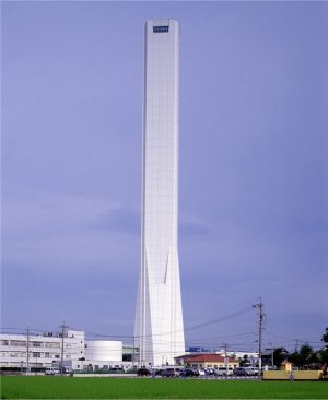lift test tower exterior